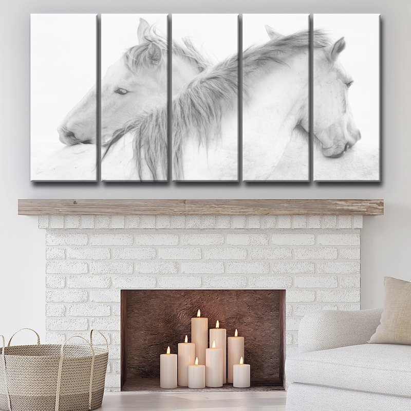 Ready2HangArt 'Horses' 5-Pc Canvas Wall Décor Set