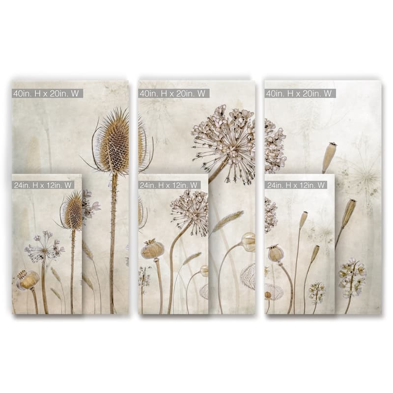 Ready2HangArt 'Growing Old' 3-Pc Canvas Wall Décor Set - Brown
