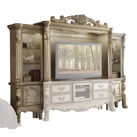 ACME Dresden Entertainment Center, Gold Patina & Bone (1Set/3Ctn)
