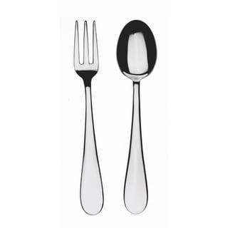 Stainless Steel Natura Serving Set (Fork and Spoon)