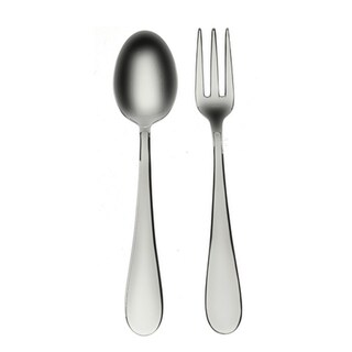 Stainless Steel Natura Ice Serving Set (Fork and Spoon)