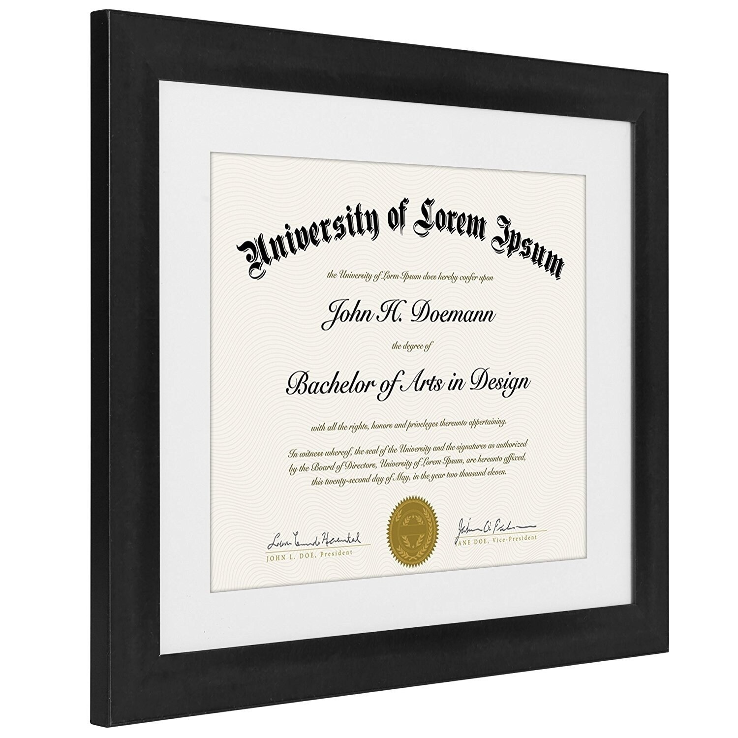 Shop Americanflat 2 Pack 11x14 Black Document Frames Made For