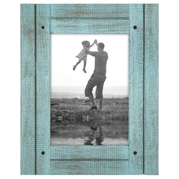 Made to Display 5x7 Photos Americanflat 5x7 Distressed Wood Frame 