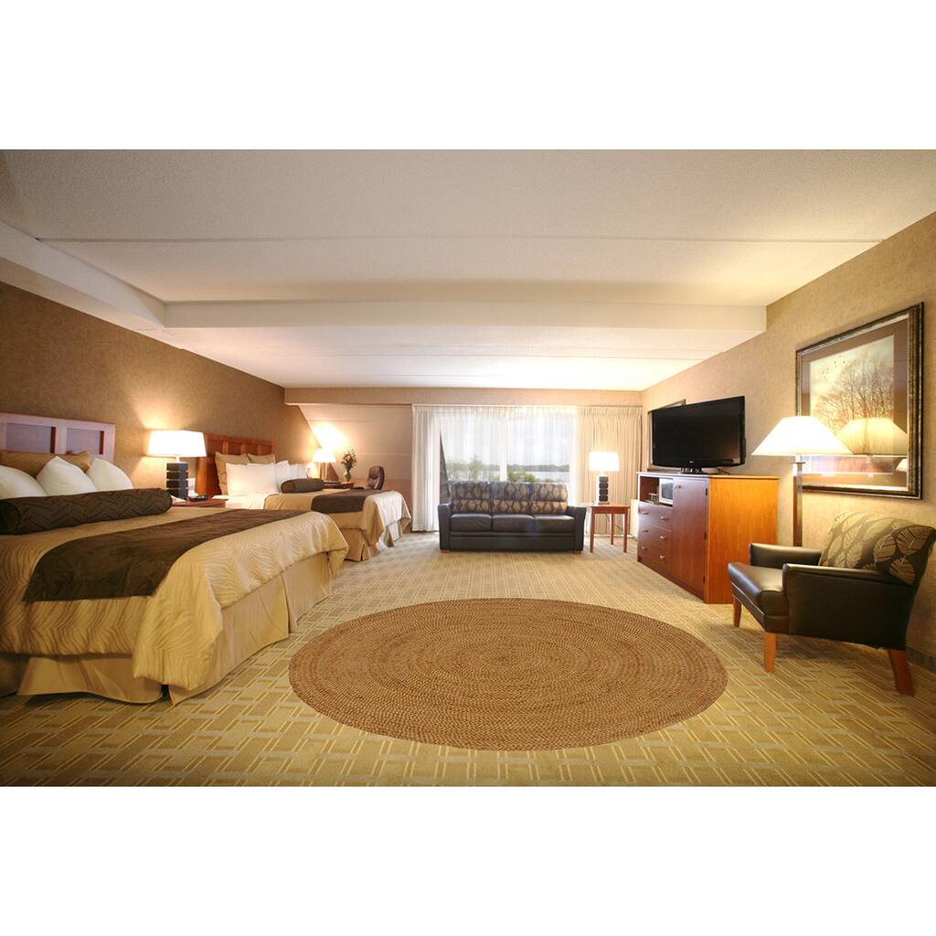 Safavieh Handmade Braided Natural Jute Rug - 6'