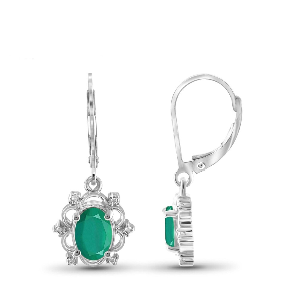 Emerald, Dangling Earrings | Find Great Jewelry Deals Shopping at 