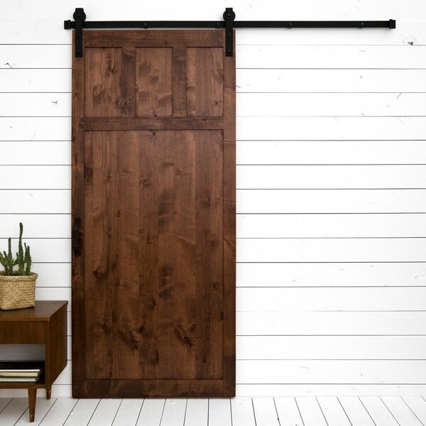 Craftsman Sliding Barn Door With Hardware (36" x 84")
