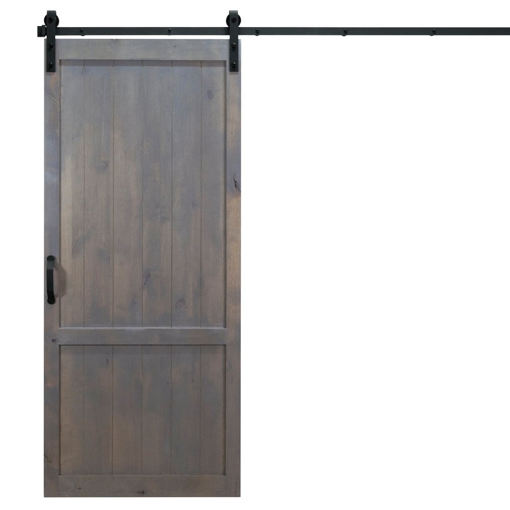 Shop Country Vintage Sliding Barn Door With Hardware 36 X 84