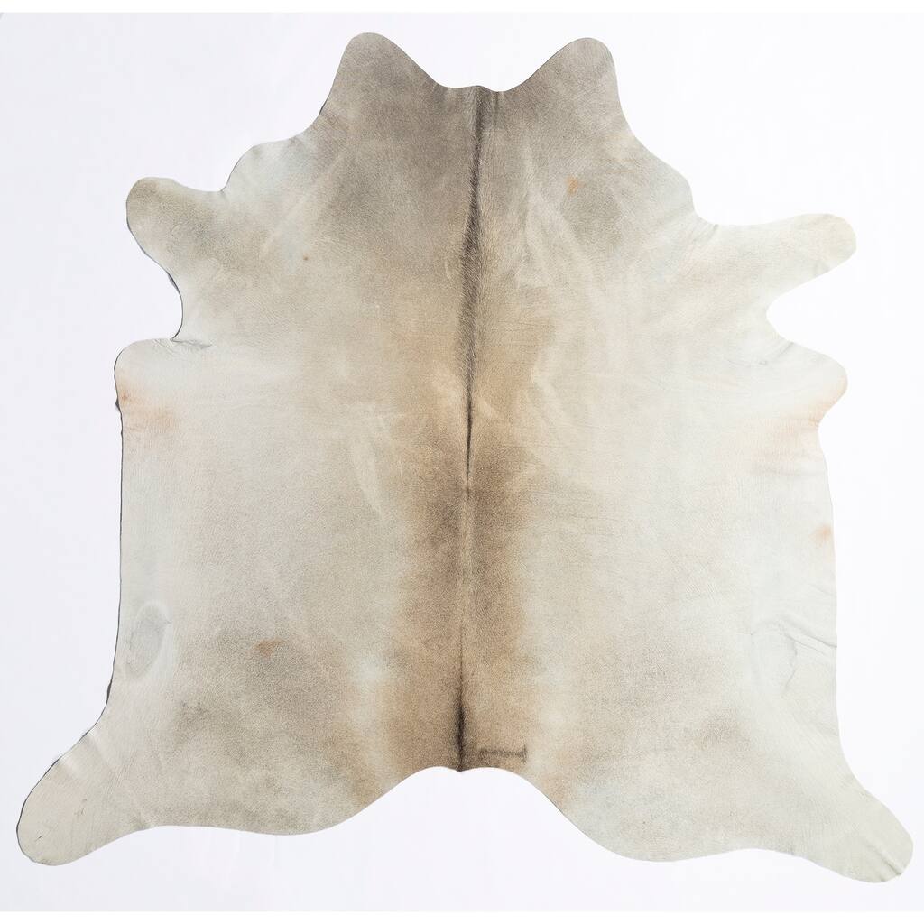 Nash Cowhide Rug Grey & Beige - 5' x 6'6"