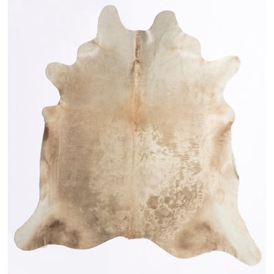 Nash Cowhide Rug Beige & Pearl - 6' x 8'