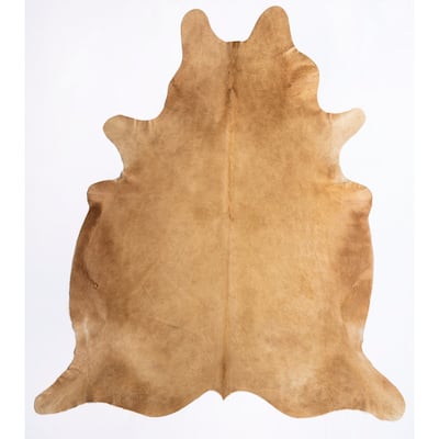 Nash Cowhide Rug Beige - 5' x 6'6"