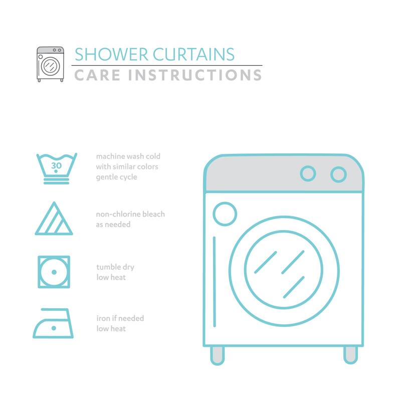 The Curated Nomad Bernardino Trellis Shower Curtain