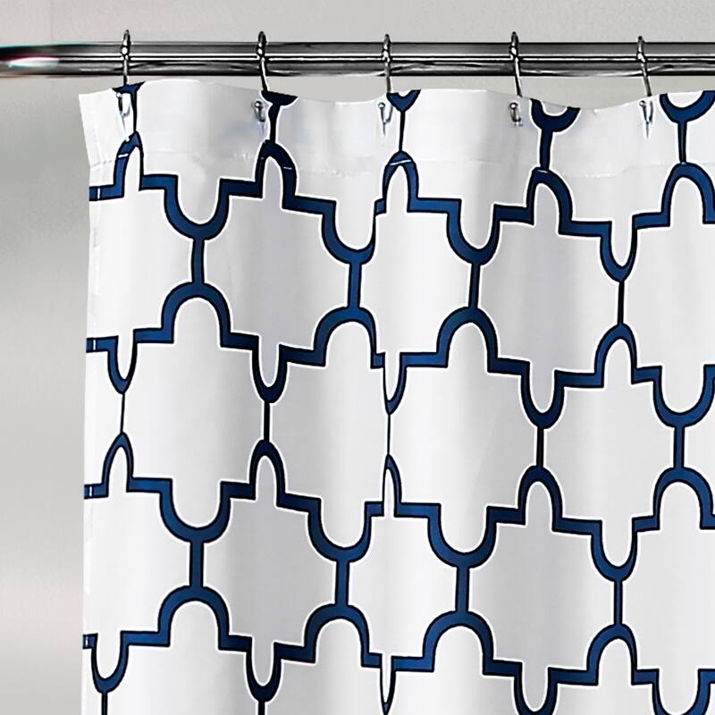 The Curated Nomad Bernardino Trellis Shower Curtain