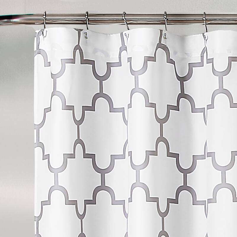 The Curated Nomad Bernardino Trellis Shower Curtain
