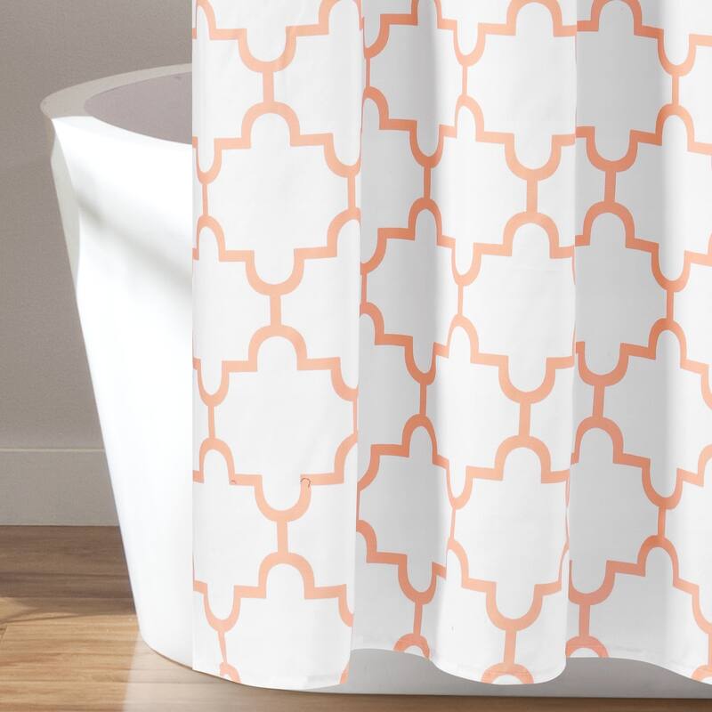 The Curated Nomad Bernardino Trellis Shower Curtain