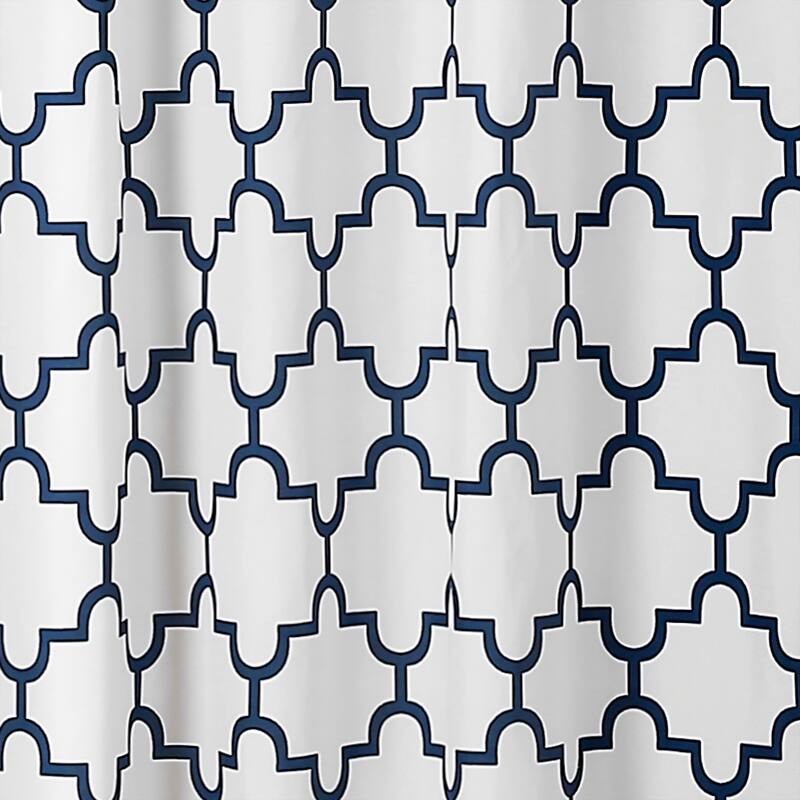 The Curated Nomad Bernardino Trellis Shower Curtain