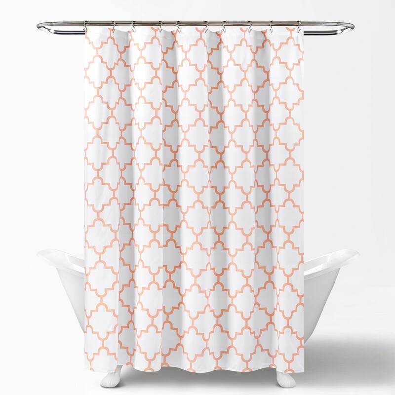 The Curated Nomad Bernardino Trellis Shower Curtain