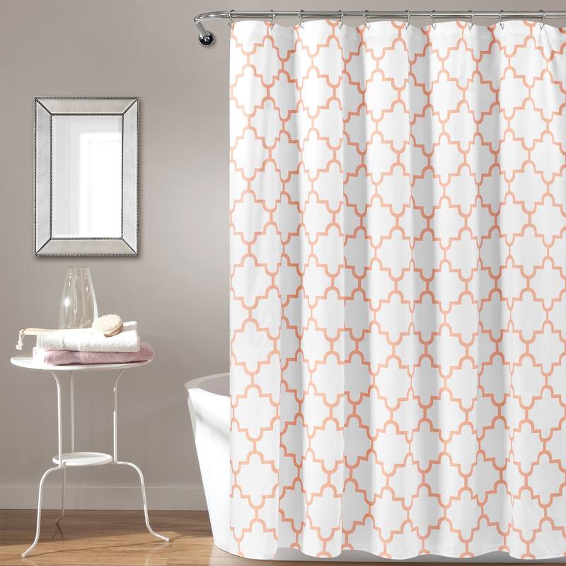 The Curated Nomad Bernardino Trellis Shower Curtain