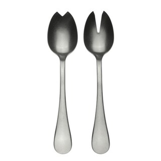 Stainless Steel Vintage Salad Servers (Fork and Spoon)