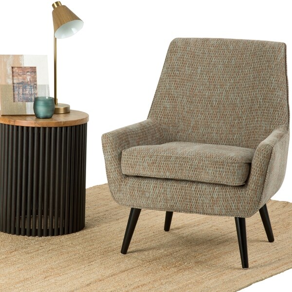 Shop WYNDENHALL Carson Mid Century Accent Arm Chair On Sale Free