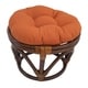 preview thumbnail 19 of 20, Blazing Needles 18-inch Footstool Cushion (Cushion Only) Spice