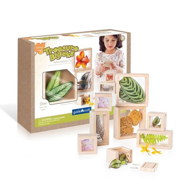 slide 2 of 5, Treasure Blocks - Clear