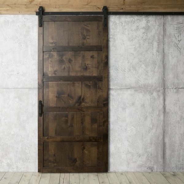 5 Panel Sliding Barn Door With Hardware 36 X 84 Free 5 Panel Sliding Barn Door With Hardware 36 X