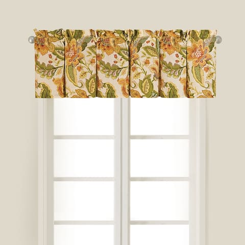 Bailey Window Curtain Valance Set 2 - 15.5 x 72