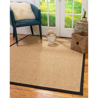 Natural Area Rugs 100%, Natural Fiber Handmade Studio, Gold/Multi Sisal ...