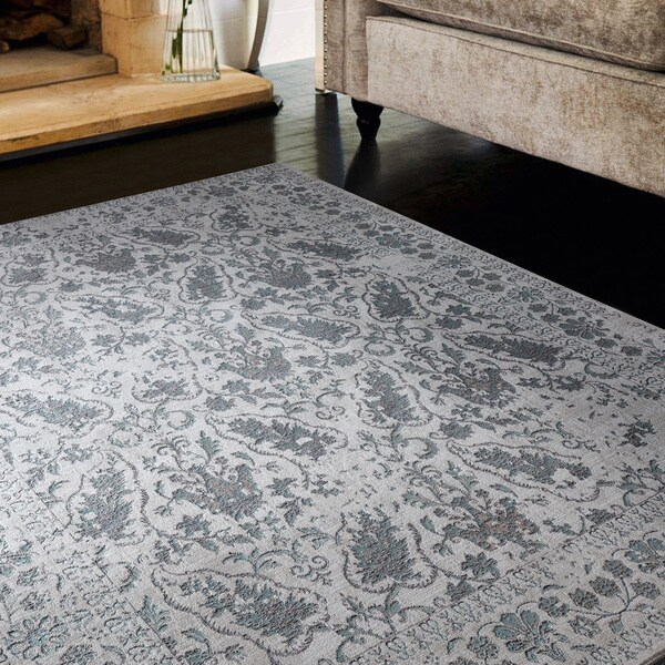 Copper Grove Polohy Turquoise Area Rug - 3'11 x 5'3 - 3'11 x 5'3