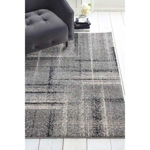 Westfield Home Luanda Amina Grey Runner Rug - 1'10" x 7'2"