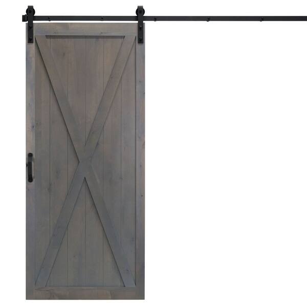 Shop Classic X Sliding Barn Door With Hardware 36 X 84