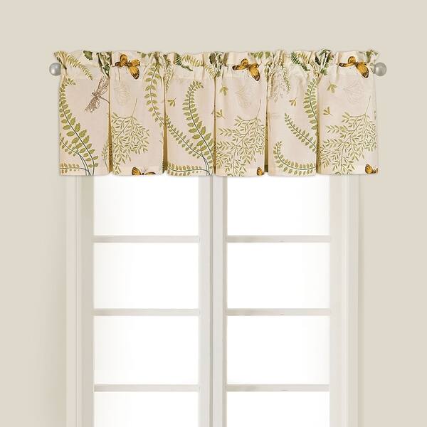 slide 1 of 3, Chelsea Cotton Window Curtain Valance Set 2 - 15.5 x 72