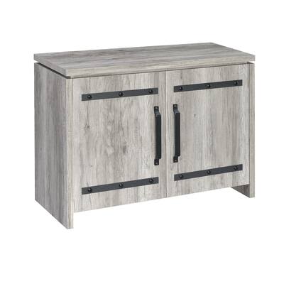 The Gray Barn Madigan Grey Wooden Accent Cabinet