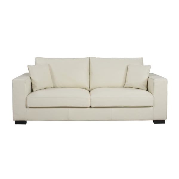 Modern Real Leather Sofa Deep Seat Free Shipping