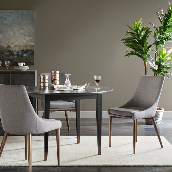 Madison Park Hoover Grey Dining Side Chair (set of 2) - 19"w x 23.5"d x 35.25"h