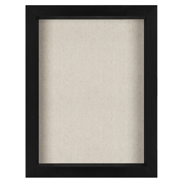 Americanflat 8.5x11 Inch Document Shadow Box Frame with Soft Linen Back ...