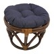 preview thumbnail 2 of 15, Blazing Needles 18-inch Indoor / Outdoor Footstool Cushion (Cushion Only)