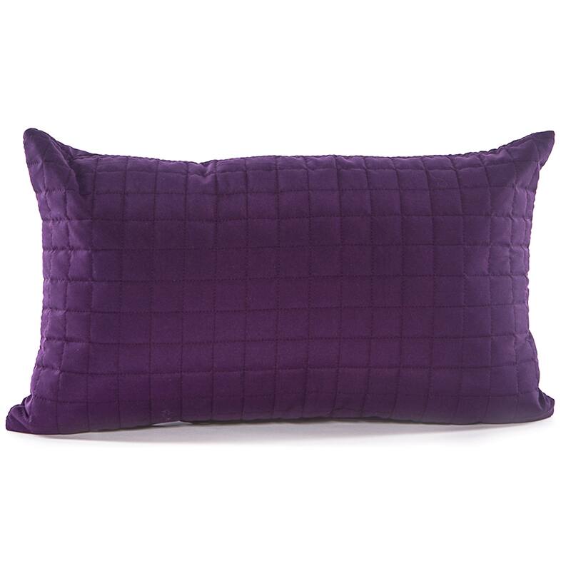 Gouchee Home Grid LongPurple 12 x 20 Accent Pillow