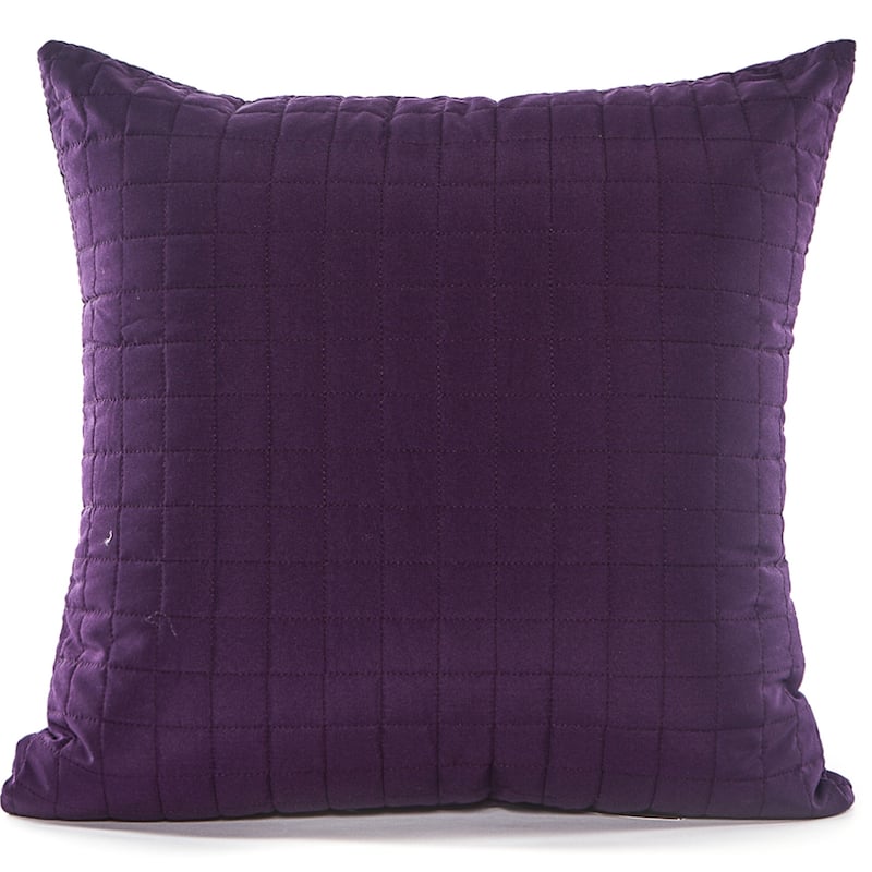 Gouchee Home GridPurple 18 X 18 Accent Pillow