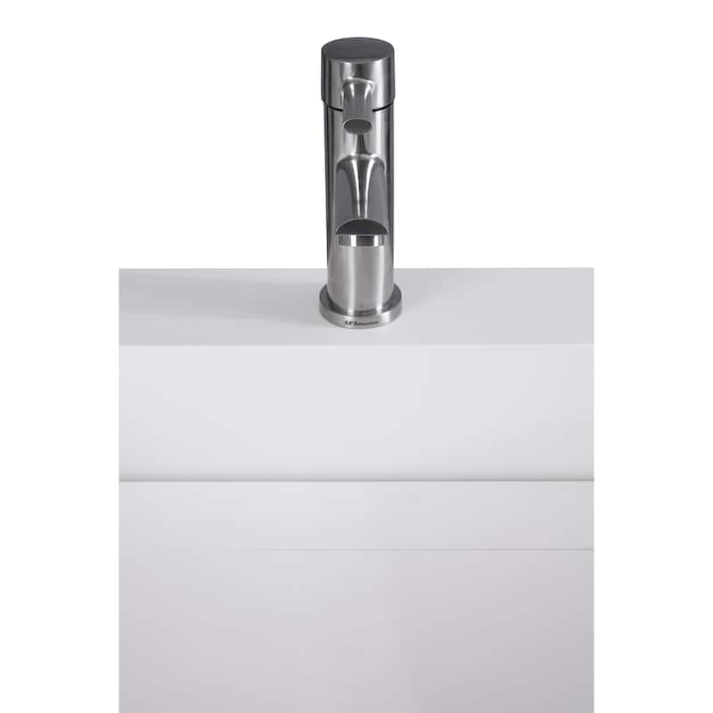 Pyramid Solid Surface Wall Mounted Sink