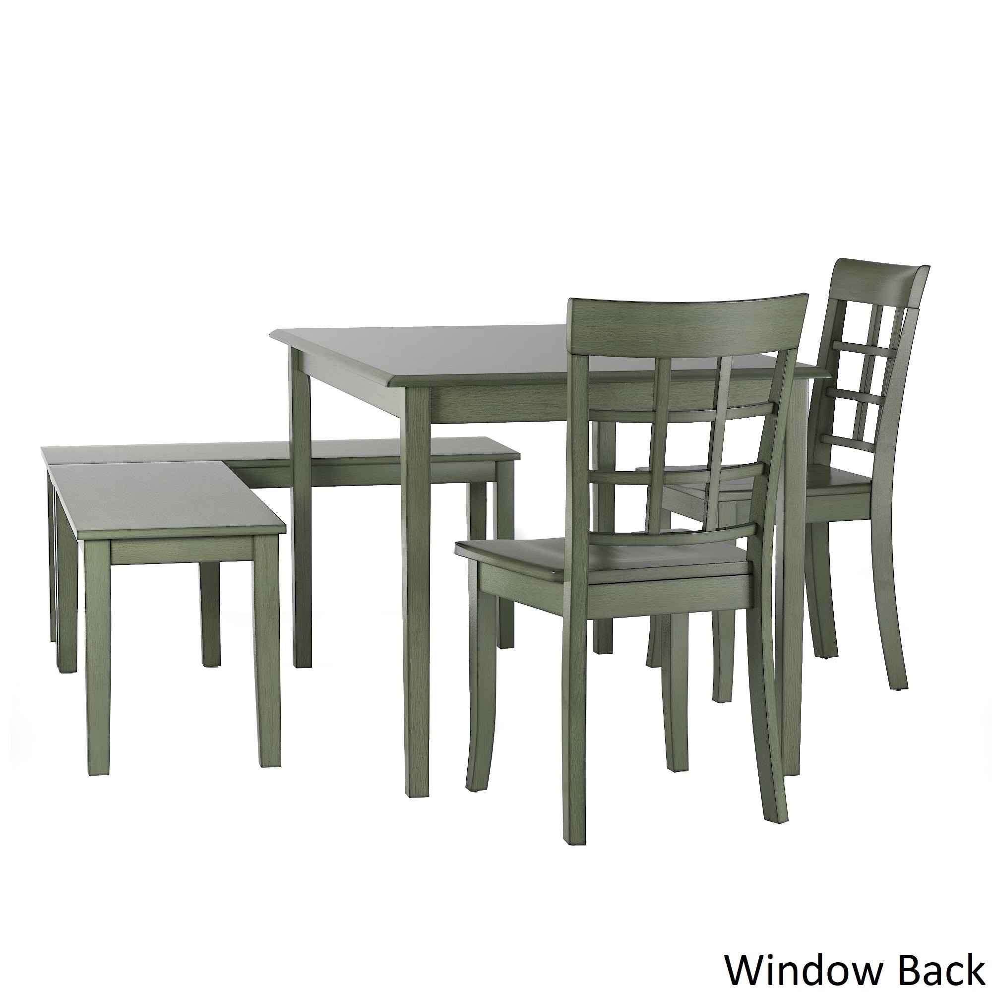 Wilmington II Rectangular Antique Sage Green Breakfast Nook eBay