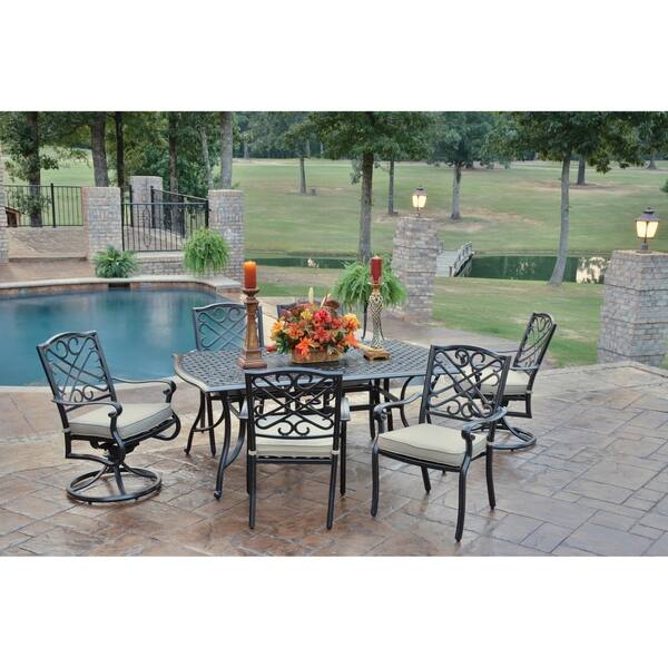 Shop Veranda Classics Harmony Swivel Dining Chairs Set Of 2 Overstock 21703024