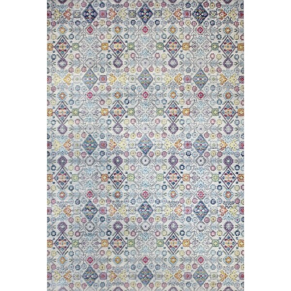 Gabie Ivory Transitional Area Rug - 3'6" x 5'6"