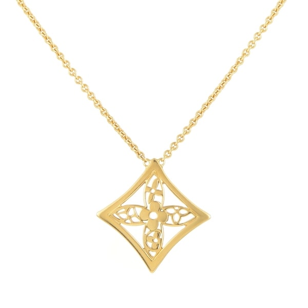 Louis Vuitton Gold Pendant Necklace Settings