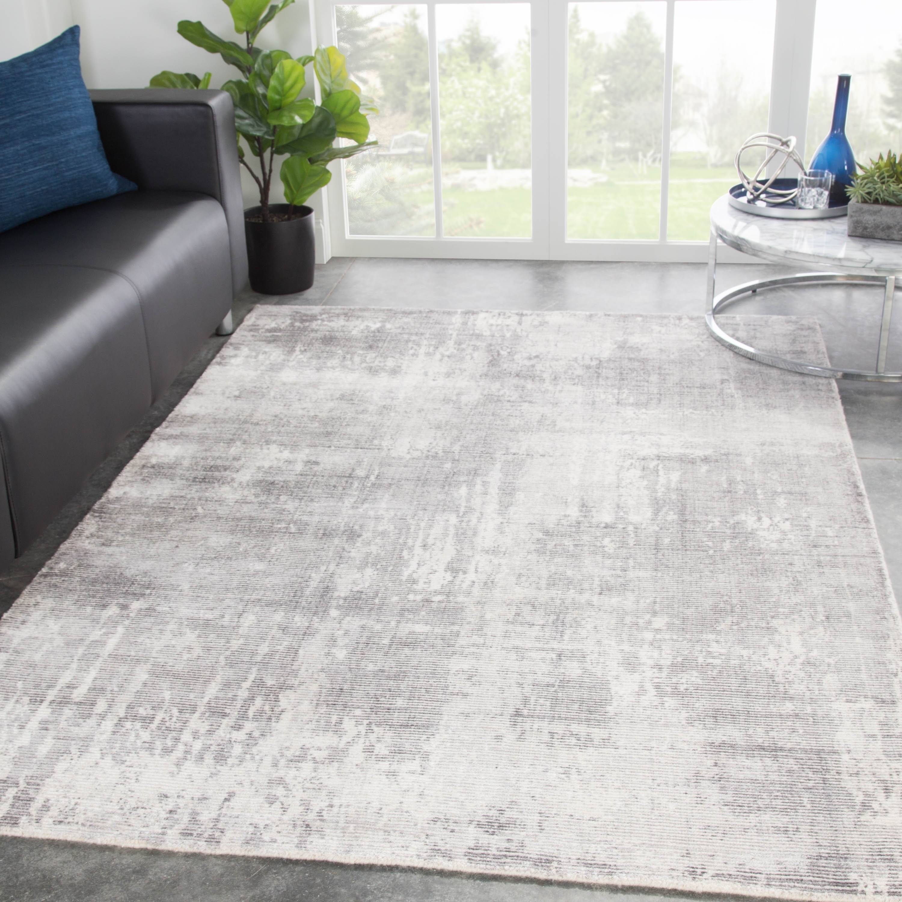 grey and white area rug 8x10