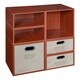 preview thumbnail 29 of 78, Niche Cubo Full/Half Cube Cherry Storage Set & Foldable Storage Bins 2 full cubes/ 4 half cubes - Beige