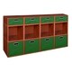preview thumbnail 76 of 78, Niche Cubo Full/Half Cube Cherry Storage Set & Foldable Storage Bins 8 full cubes/ 4 half cubes - Green