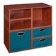 preview thumbnail 31 of 78, Niche Cubo Full/Half Cube Cherry Storage Set & Foldable Storage Bins 2 full cubes/ 4 half cubes - TEAL