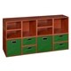 preview thumbnail 59 of 78, Niche Cubo Full/Half Cube Cherry Storage Set & Foldable Storage Bins 4 full cubes/ 8 half cubes - Green