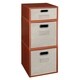 preview thumbnail 16 of 78, Niche Cubo Full/Half Cube Cherry Storage Set & Foldable Storage Bins 2 full cubes/ 1 half cube - Beige